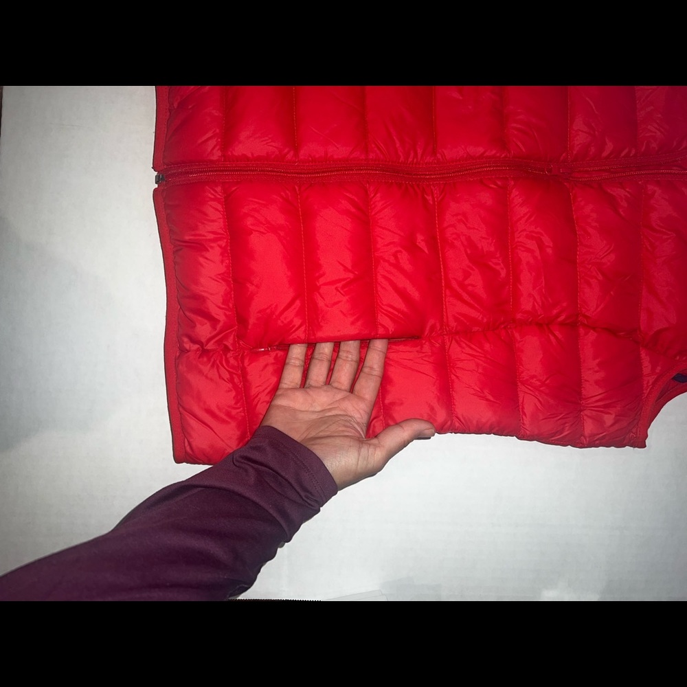 J. Mclaughlin Red Down Packable Down Vest - image 4